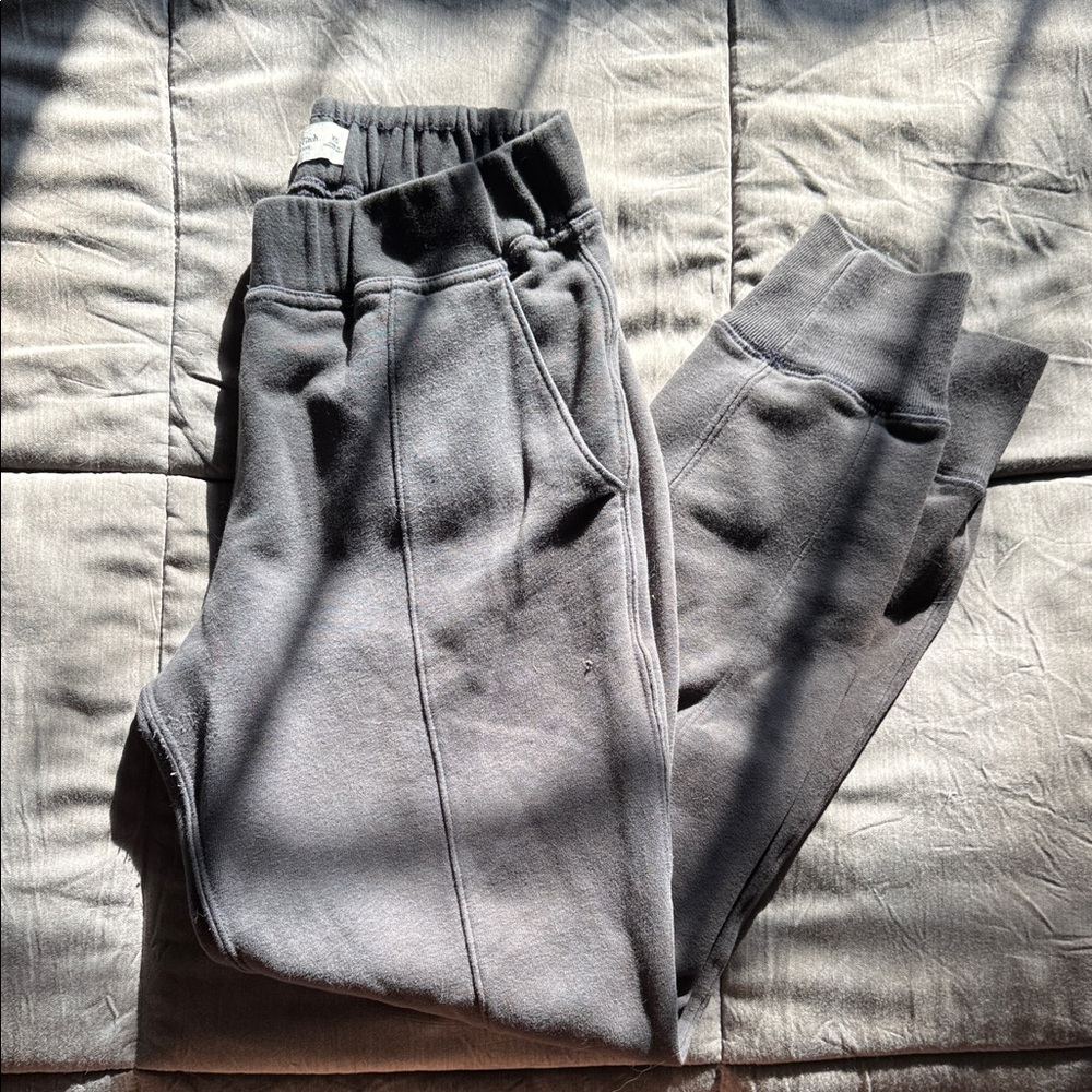 Gray Abercrombie Jogger Sweatpants